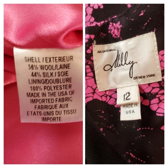 New MILLY NY GIANNA SILK LACE PRINT ILLUSION SLEEVELESS DRESS Size 12 - Picture 6 of 9